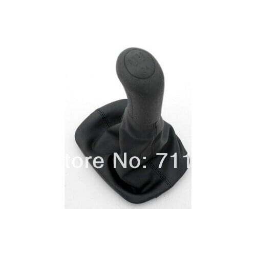 Gear Knob & Shift Boot Black For Skoda Fabia MK2