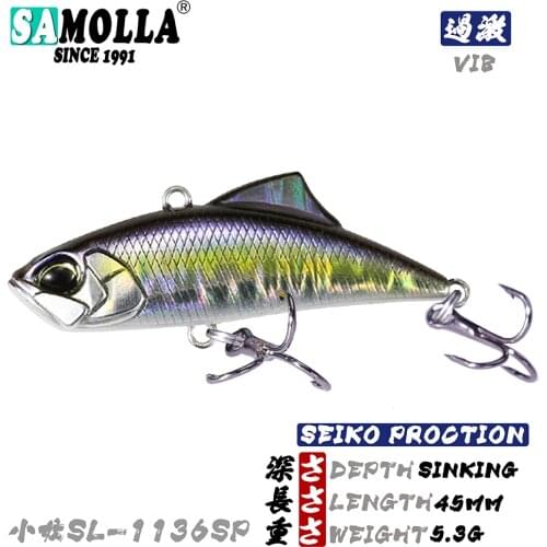 Fishing Accessories Lure Vibration Sinking Weights 5.3g 45mm Isca Artificial Wobblers Peche A La Carpe Fish Leurre Carnassier