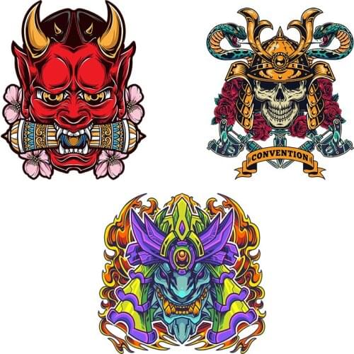 Three Ratels CC47 Mysterious devil Art Sticker for bike motorcycle auto car Waterproof laptop Decal