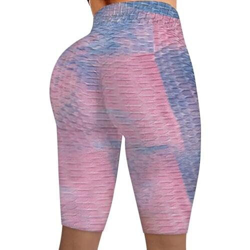 Womens Short Leggings Ladies Stretch Yoga Leggings Fitness Running Gym Sports Short Active Pants leggins push up cortos E2
