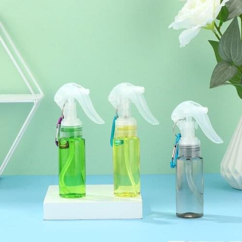 60ml Leather Empty Portable Hand Sanitizer Spray Bottle Keychain Holder Reusable Bottle Hand Washing Storage Bottle with Keychai