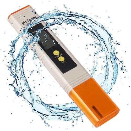 Digital PH Meter High Accuracy Water Quality Tester 0-14 PH Measurement Range for Aquarium Pool Drinking Water Pool