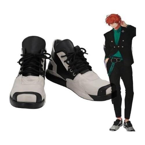 Hypnosis Mic Division Rap Battl DRB Doppo Kannonzaka Cosplay Boots Shoes Men Shoes Costume Accessories Halloween Party Shoes