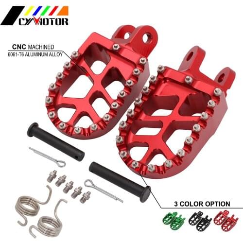 CNC Motorbike Foot Pegs Motorcycle Footpeg For HONDA CR80 XR250 XR400 XR600R XR650L XR650R CR 85 XR 250 450 600R 1989-2020