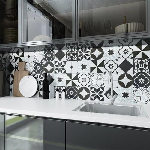 Colorful Self Adhesive PVC Ceramic Tile Wallpapers Waterproof Contact Paper Art Diagonal Floor Stickers DIY House Decor Murals