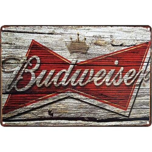 Original Retro Design Tin Metal Signs Wall Art | Thick Tinplate Print Poster Wall Decoration