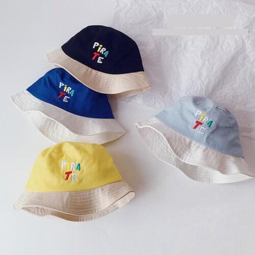 4 5 6 7 8 Years Old Kids Fisherman Hat Summer Fashion Girls Sun Hat Children Accessories Cute Hat Leisure Letters Basin Hat