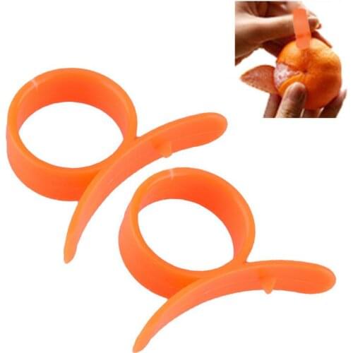 Plastic Orange Peelers Zesters Lemon Grapefruit Fruit Slicer Opener Cutter Kitchen Gadgets #AW