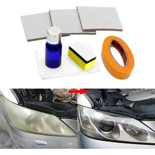 Car Headlamp Polishing Anti-scratch DIY For Car Head Lamp Lense Increase Visibility Headlight Restorstion Kit Restores Clarity