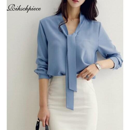Офисные блузки Rihschpiece China At AliExpress