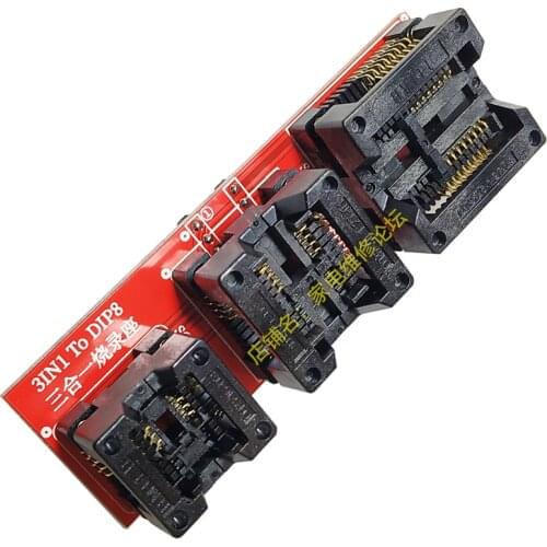 Commonly Used Programming Socket for Programmers Narrow 8 Width 8 16-pin Three-in-one Bounce Conversion Suitable for RT809H.F