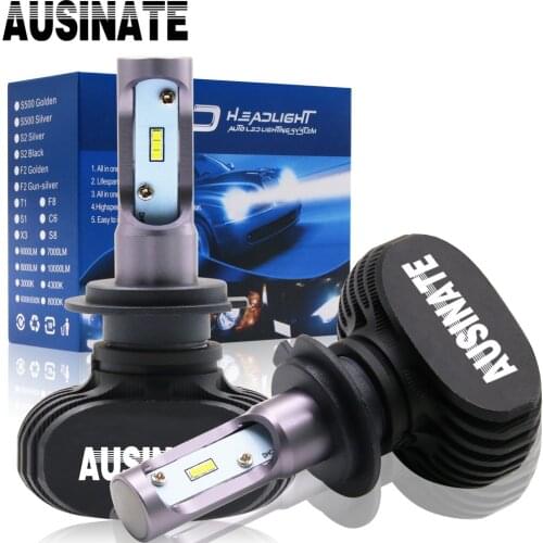 H4 Led H7 H1 H11 Car Headlight Bulbs S1 CSP Chips H3 H8 H9 HB3 HB4 9005 9006 LED Fog Light 50W 8000LM 6500K Car lights
