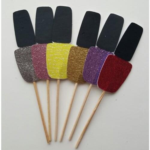 Nail polish cake topper, makeup party, cupcake topper,cake topper,birthday cake topper,cupcake topper,girl cake topper,makeup