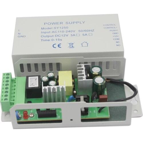 DC 12V 3A 5A AC 110~240V Transformer Door Access Supply Power System Covertor Supplier Control Machine Adapter