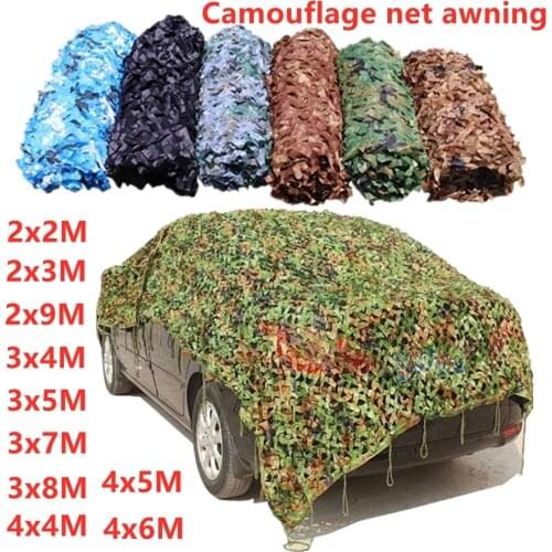 Military camouflage nets for hunting, 2m x 3m, 5m x 3m military camouflage canopy, for camping, car, tent, outdoor sunshade
