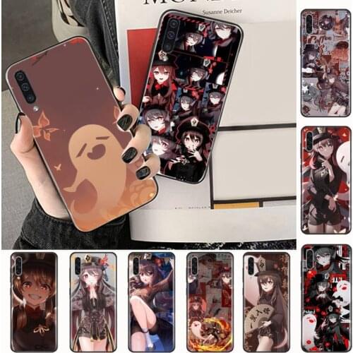 0 Hu Tao Phone Case For Samsung A40 A50 A51 A71 A20E A20S S8 S9 S10 S20 Plus note 20 ultra 4G 5G