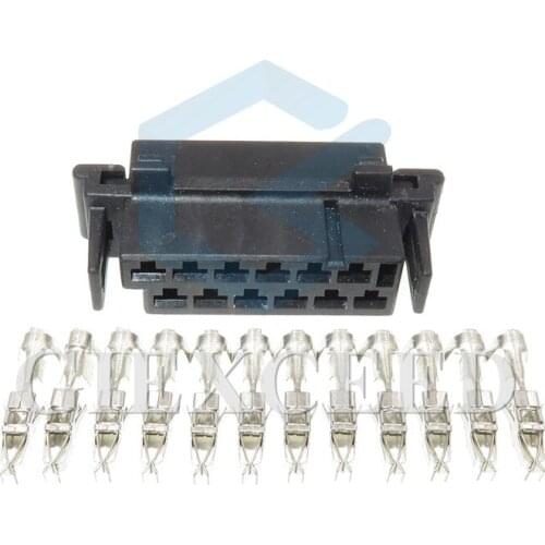 2 Sets 12 Pin 827603-1 927458-1 Female Electric Car Auto Connector Automotive Wiring Harness Socket Plug With Terminals