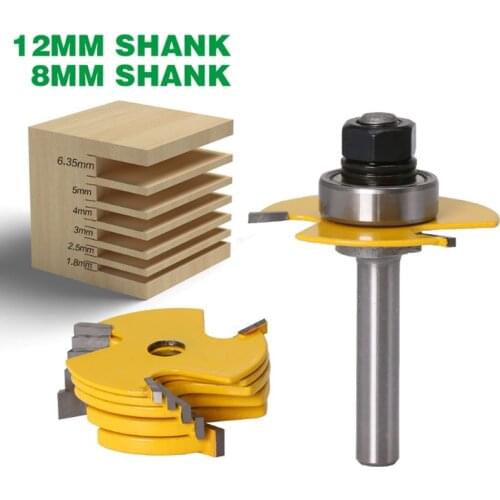 6 pieces, 2 pieces, adjustable slotting knife / T-shaped knife / combined cutting tool / detachable blade cutting tool / combine