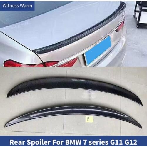 Car Rear Trunk lip Spoiler Wing for BMW 7 series G11 G12 740i 750i 2016 - 2020 Carbon Fiber Racing Rear Boot Spoiler Wing