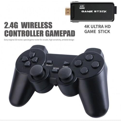2Pcs X8 Wireless 32G Large Memory Handheld Game Consoles Gamepads Joysticks Supports Connecting With TV Included 10000 Games