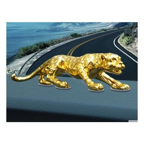 Leopard large living room TV Leopard car Zhaocai creative Jushi high-end automotive car supplies leopard car accessorroom