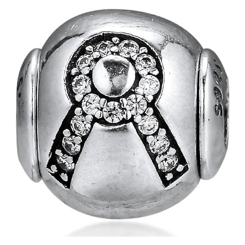 Taurus Beads with Clear Cubic Zirconia Fits Pandora Essence Bracelets 925 Sterling Silver Jewelry Charms Free Shipping