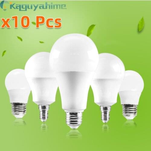 =(K)= 10pcs/lot 3W~24W E27 E14 LED Bulb Light 20W 15W 12W 9W High Brightness LED Lamp E14 AC 220V 240V Lampada Ampoule Spotlight