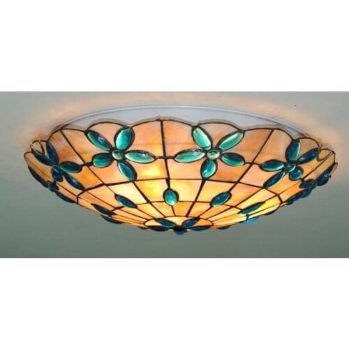 Classic 16 inch lilac ceiling lamp shell staircase bar lamp