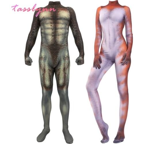 Anime Women Men Boy Predator Cosplay Costumes 3D Printed Pandex Movie The Predator Halloween Zentai Jumpsuit Suit Bodysuits