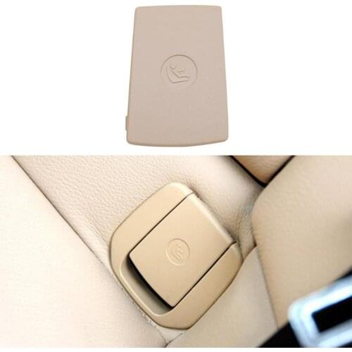 Car Rear Seat Hook ISOFIX Cover Child Restraint for BMW X1 E84 3 Series E90 F30 1 Series E87 Car Rear Seat Hook Bla Beige Buckle