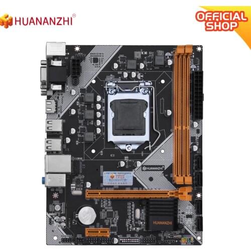 HUANANZHI H61 Motherboard M-ATX For Intel LGA 1155 Support i3 i5 i7 DDR3 1333/1600MHz 16GB SATA2.0 USB2.0 VGA HDMI-Compatible