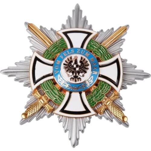 WW1 GERMAN HOHENZOLLERN ROYAL HINDENBURG STAR IRON CROSS MEDAL BADGE