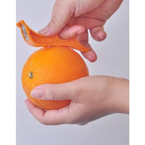 Multifunctional Stainless Steel Peeler Ring Peeling Portable Manual 2-in-1 Peeling Orange Device Peeler