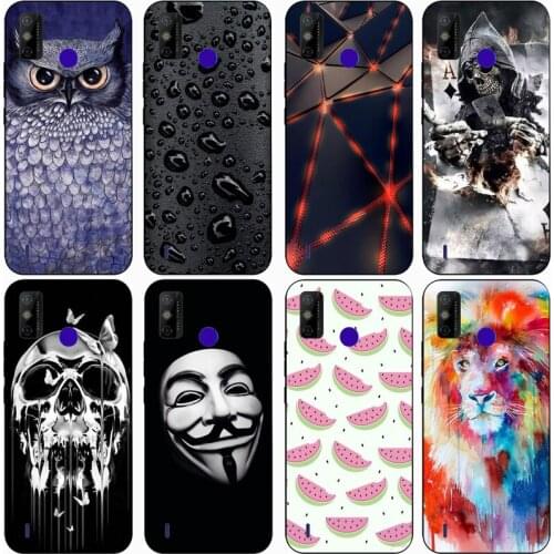 Fashion Soft silicone TPU Back Cover For ZTE Blade A31 for ZTE Blade A51 Phone Funda Case For ZTE Blade A71 Cute Cartoon Case