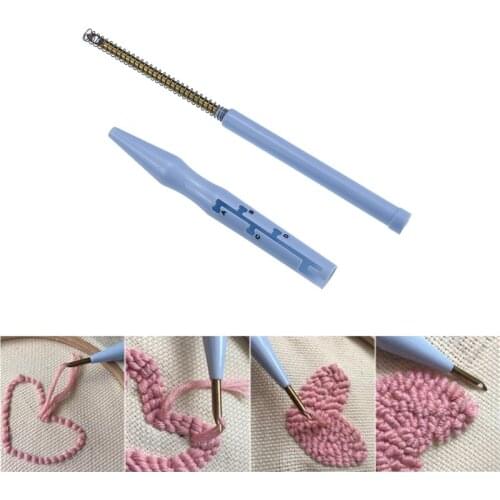 KOKNIT Embroidery Sewing Stitching Punch Needle Punching Set Tool Yarn Needle Embroidery Pen For Chunky Yarns DIY Tools