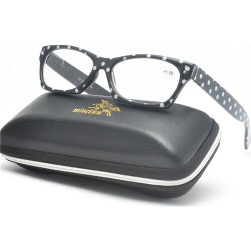 2019 new Square TR90 Reading Glasses Clear Lens HD Presbyopic Glasses Eyewear With Diopter For Women&Men with box FML