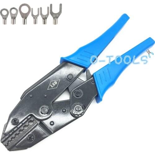 Hexagon type crimping hand tools LS-110TX for non-insulated cable lugs 1-10mm2 terminal crimper pliers