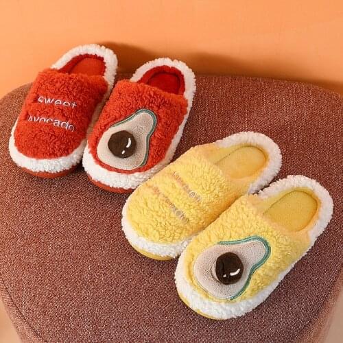 Cotton Slippers Women Domestic Couples Thick-soled Indoor Home Lovely Month Warm Plush Slippers Men Days Kids House Slippers
