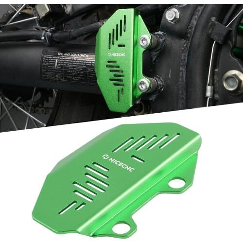 CNC Motorcycle Rear Brake Reservoir Guard Protector For Kawasaki KLR650 KLR 650 2008-2018 2009 2010 2011 2012 2013 2014 2015