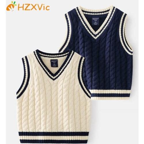 2021 Baby Boy Vest Waistcoats for Boy Kids Vest Without Sleeves College Style Child Toddler Children Casual Outerwear For 2-6 Y