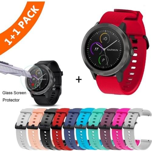 20mm Watchband For Garmin Vivoactive3 3 Silicone Wristband Bracelet For Vivomove HR Replacement Strap For Vivoactive 3 music