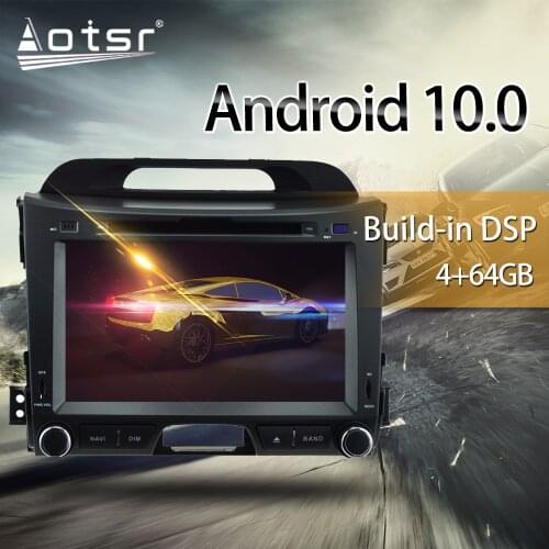 For KIA Sportage 2010-2016 Car Multimedia Radio Player Stereo Android 10 DSP 9 INCH IPS Screen Audio radio GPS Navi BT head unit