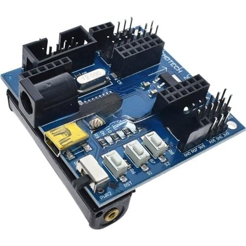 CC2530 ZigBee Sensor Node Baseboard Functional Module Expansion Board USB Port 24MHz 256KB