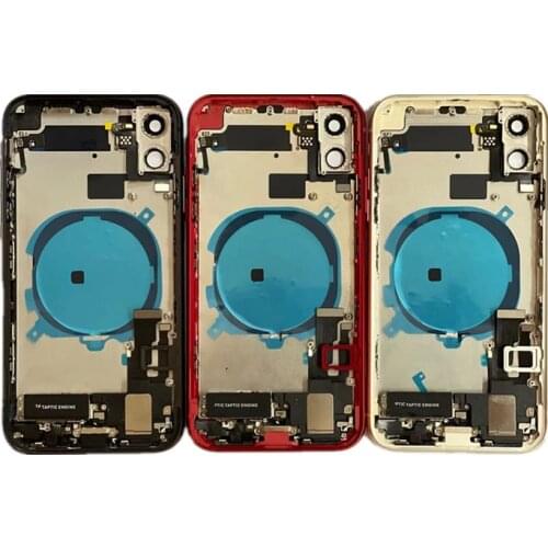 Full assembly Housing for iPhone 11 /11 pro/11 pro max Back Cover Middle Frame Chassis with Flex Cable Assembly Replacement