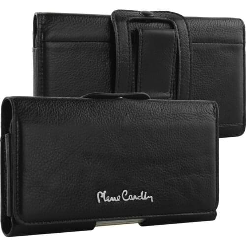 For Samsung Galaxy S21 S20 Plus S20+ S20 Phone bag Pierre Cardin Genuine Leather Belt Case Cover Universal Free Shipping