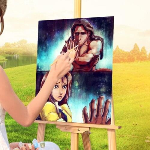 Doodles DIY Painting By Numbers Complete Kit Acrylic Paints 40*50 Picture By Numbers Photo Decorative Paintings Drawing