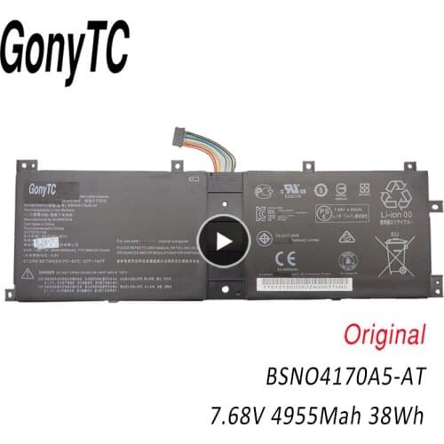 GONYTC BSNO4170A5-AT Genuine Battery For Lenove ideapad Miix 510 520 510-12ISK 520-12ISK PRO Miix 510-12 5B10L6871