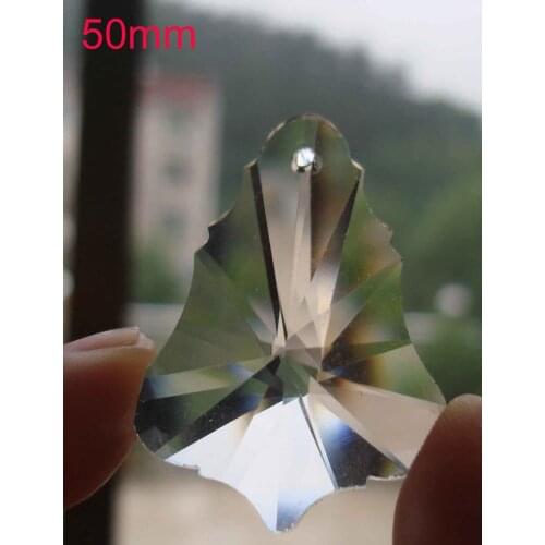 15pcs/lot 50mm Chandelier Crystal Prism GLASS LIGHTING PRISM PENDANT FREE SHIPPING