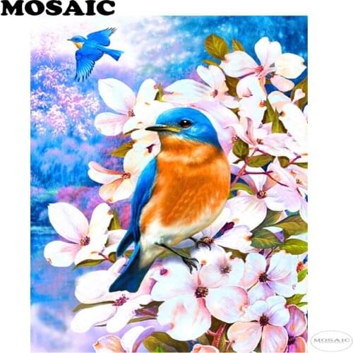 New 5D Diy Daimond Painting,Cross-stitch "Flamingo family" 3D Diamond Mosaic Full square Rhinestones Paintings Embroidery Decor