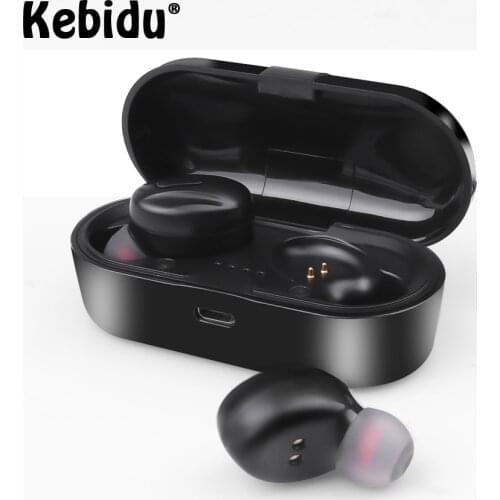 Kebidu Bluetooth Earphones TWS Wireless Bluetooth 5.0 Handsfree Headphone Sports Earbuds Gaming Headset Phone For Xiaomi
